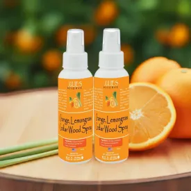 2 Pack Citrus Orange/Cedar/Lemongrass Room & Linen Spray
