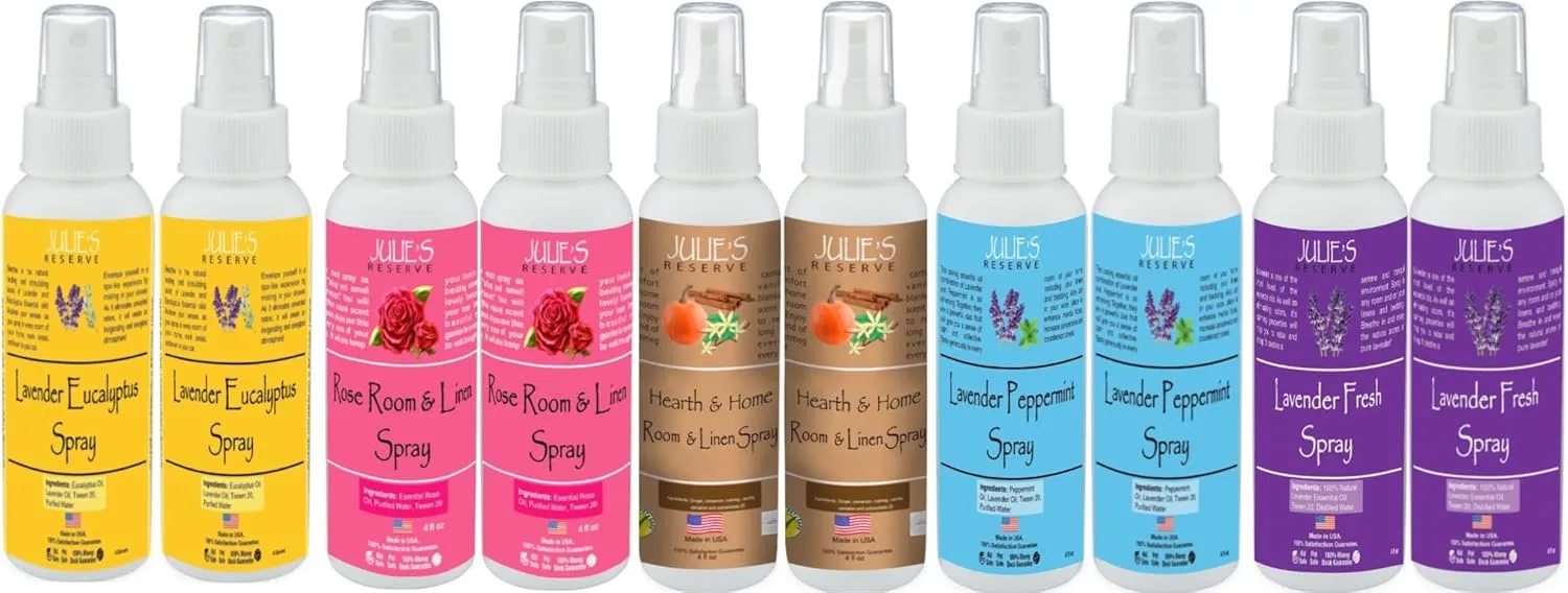 2 Pack Citrus Orange/Cedar/Lemongrass Room & Linen Spray