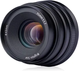 35mm F1.7 Wide-Angle Manual Focus Prime Lens for Nikon Z-Mount Mirrorless Cameras, APS-C Large Aperture Fixed Lens, Compatible with Z-6II, Z-7II, Z5, Z50, Z9, Z50, Z-FC, Z30