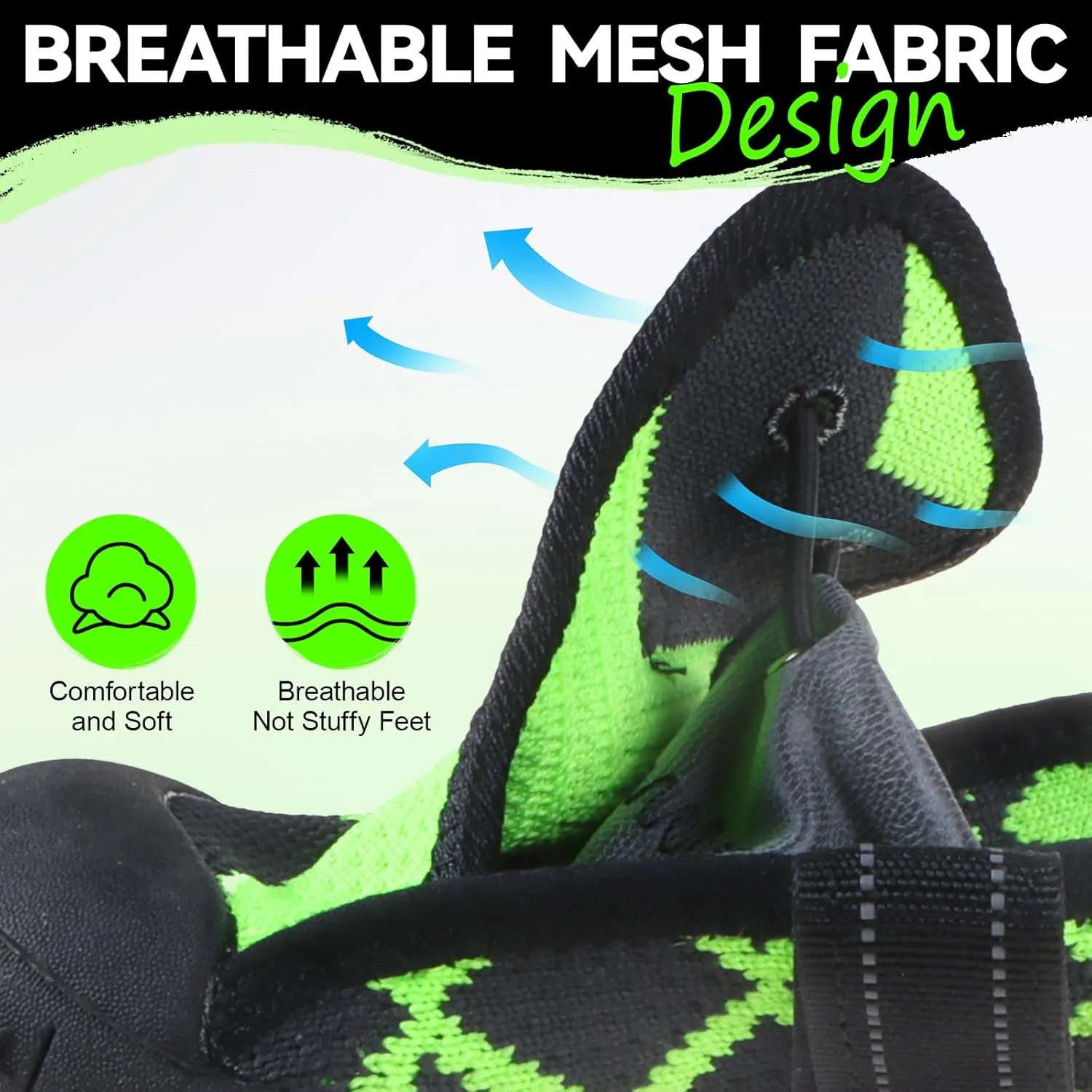 Dog Shoes for Large Small Medium Dogs,Waterproof Dog Boots & Paw Protectors with Breathable Mesh for Summer Hot Pavement,Anti-Slip Dog Booties for Hiking Hardwood Floors Winter Snow (Green-3)