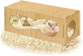Hamster Hideout Hamster House, Hamster Hide Hamster Hut Hamster Cage Accessories for Life Activities, Hamster Toys Hamster Decor (Small)