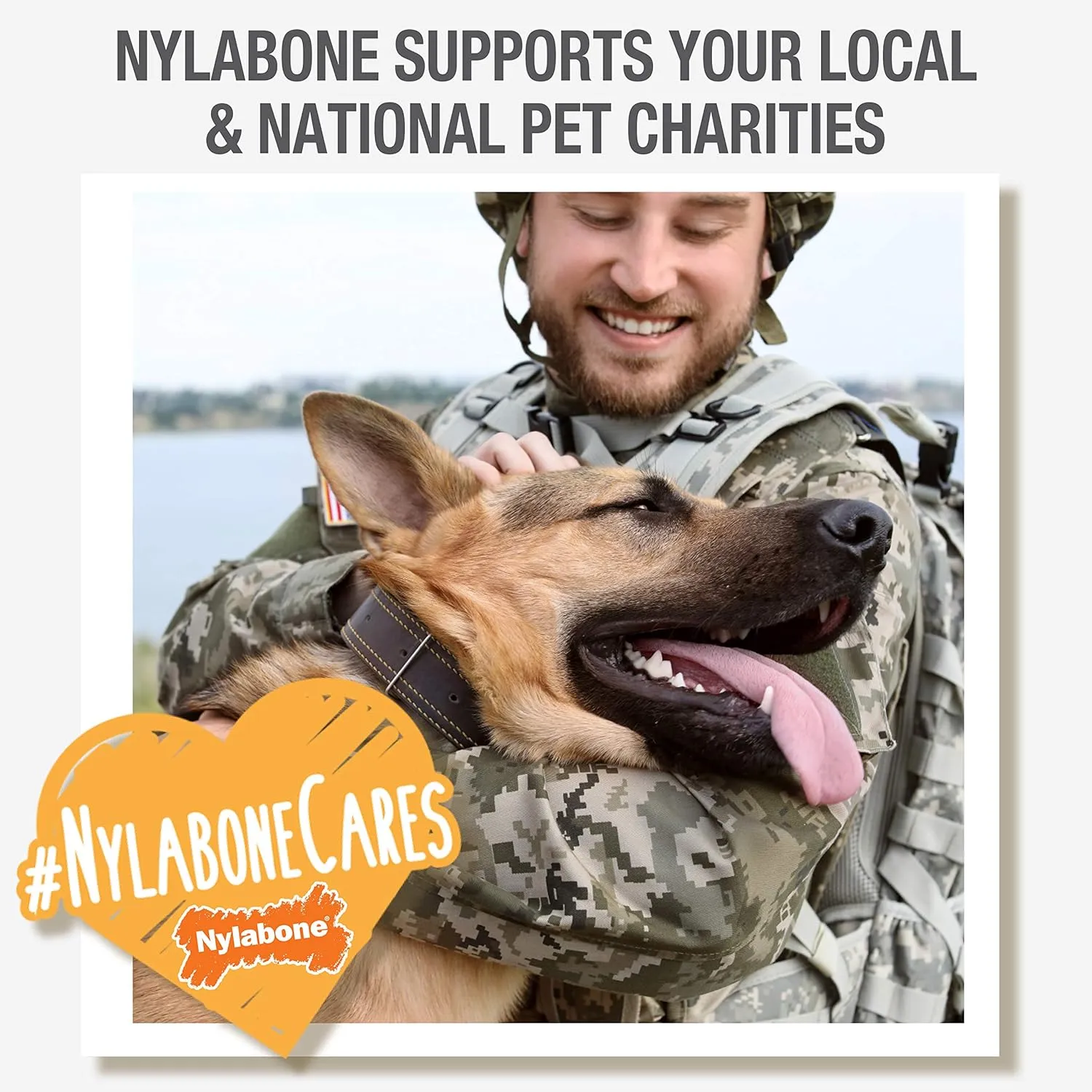 Nylabone Treatin' Cone Strong Stuffable Chew Toy for Dogs, Natural Rubber Fillable Treat Toy, Treat Dispensing Dog Toy, Bacon Flavor, Small Dogs - Up to 25 Ibs, 1 Count