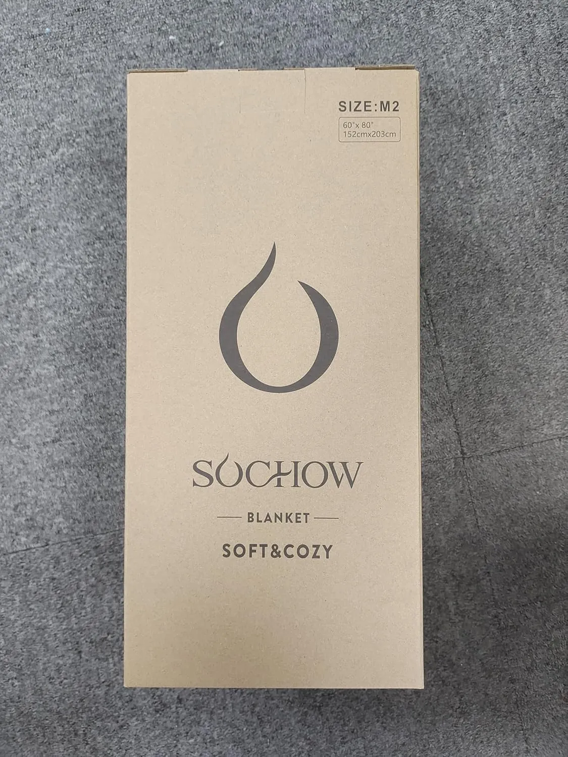 SOCHOW Sherpa Fleece Throw Blanket, Double-Sided Super Soft Luxurious Plush Blanket Twin Size, Camel, 60" X 80"